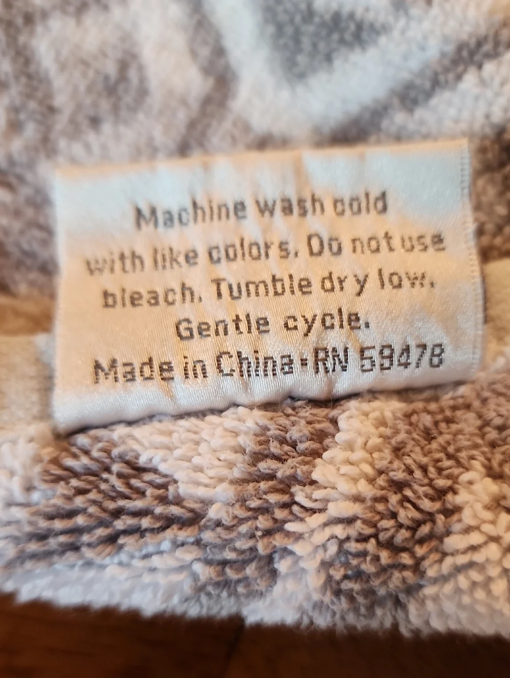 Artisan De Luxe Pastel Geometric Pattern Bath Towel Set - Light Blue & Beige GUC